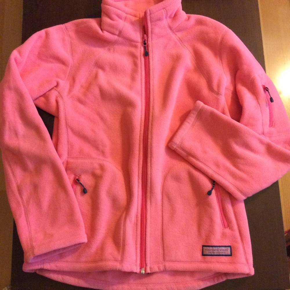 Vineyard Vines fleece jacket 💗